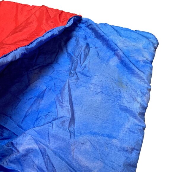 Hello Kitty Vintage Kids Sleeping Bag By Sanrio Red Blue Yellow 1991 26 x 60" - Picture 4 of 11